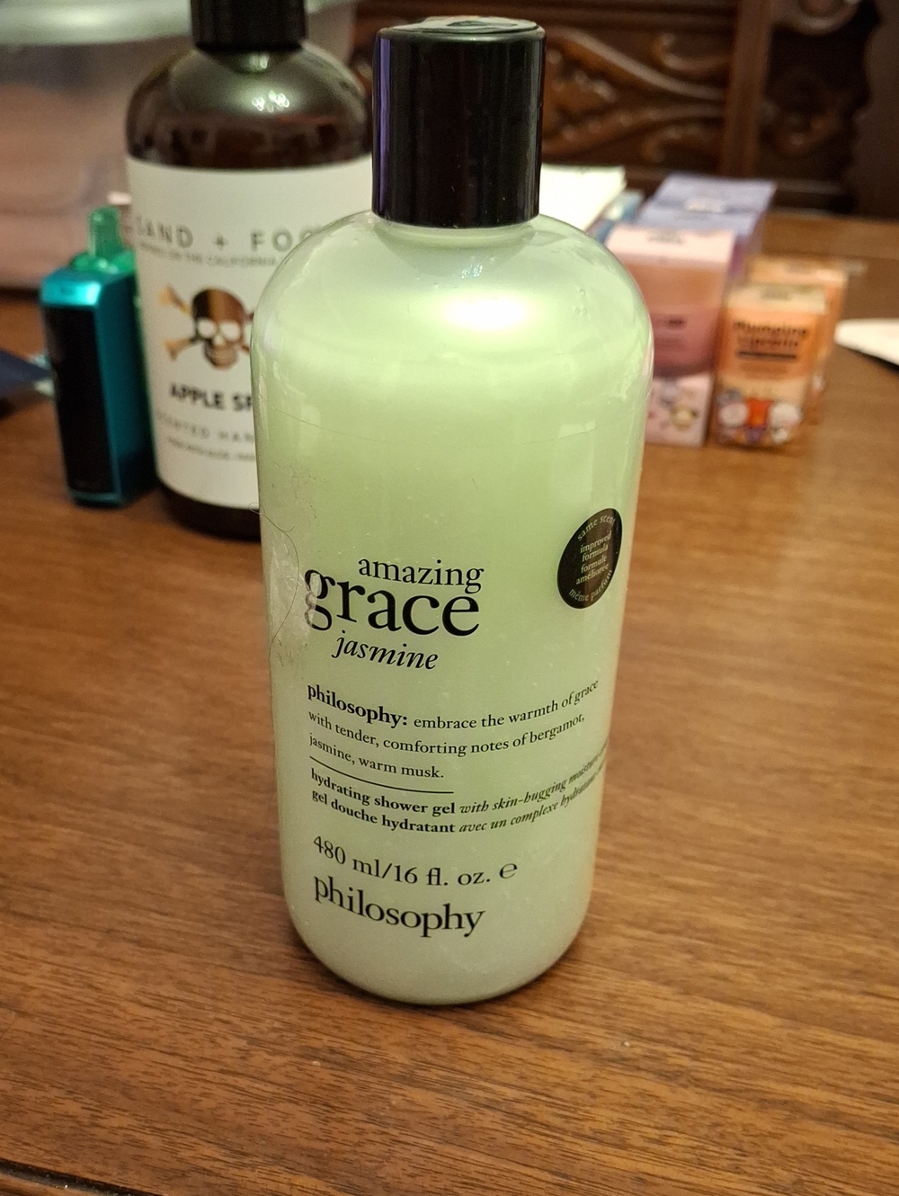 Philosophy Amazing Grace Jasmine Shower Gel Light Green 480ml New Sealed Bottle